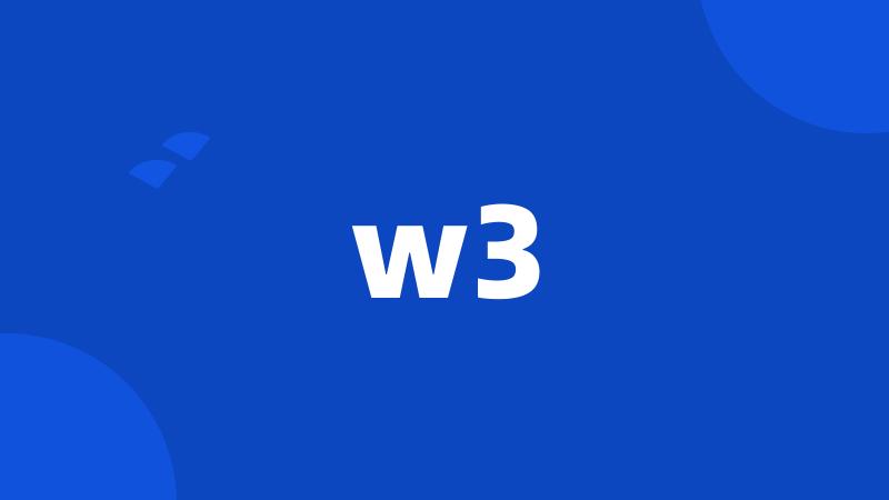 w3