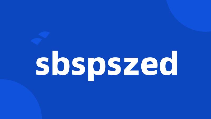 sbspszed