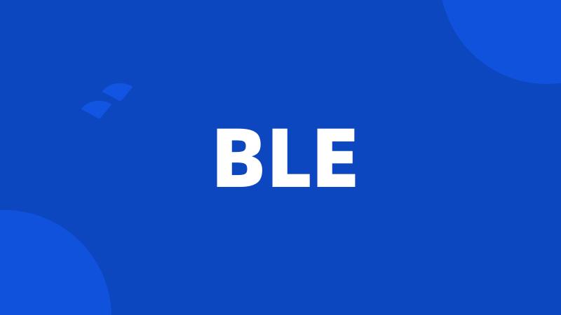 BLE