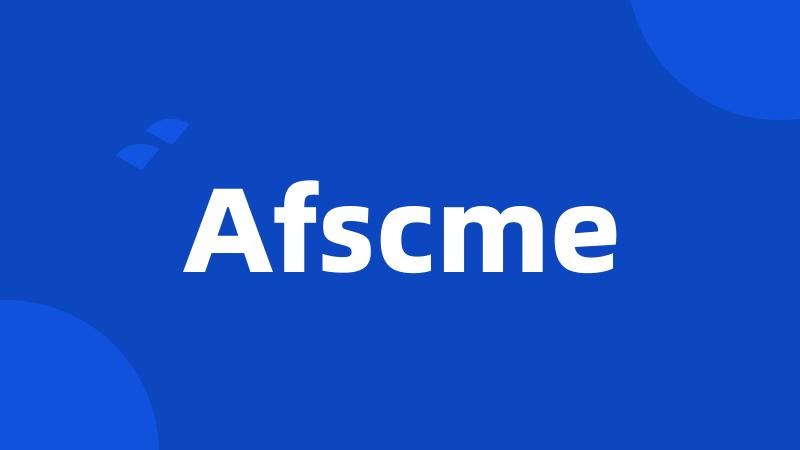 Afscme