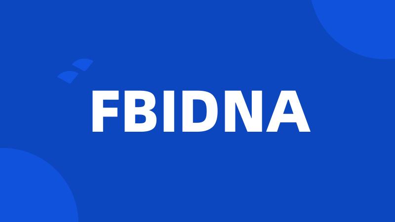 FBIDNA