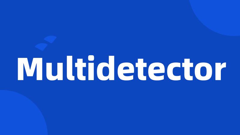 Multidetector