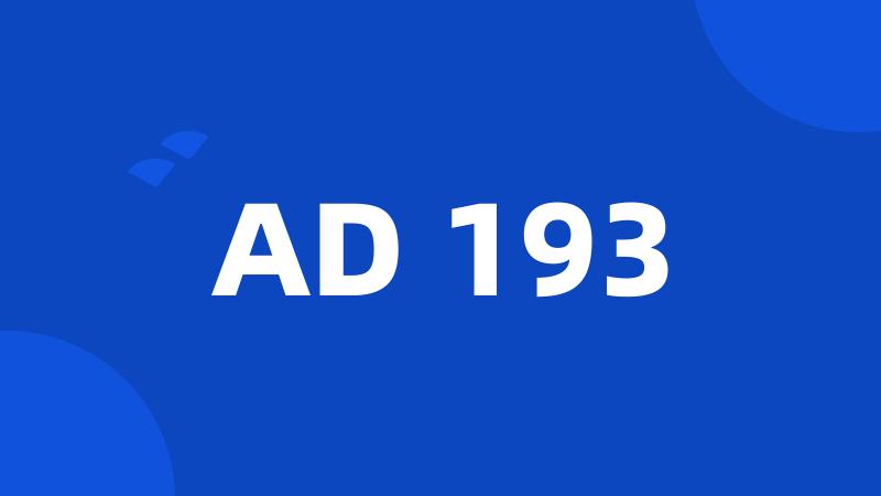 AD 193