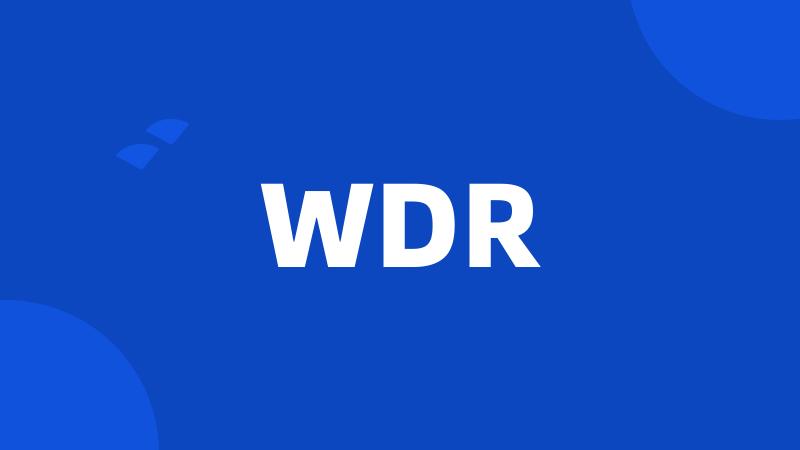 WDR