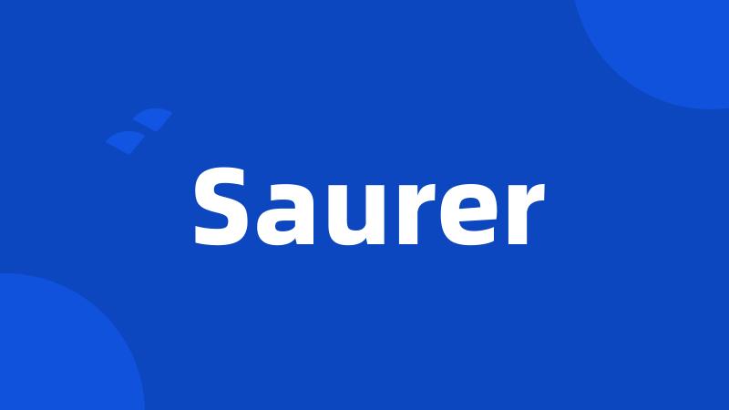 Saurer