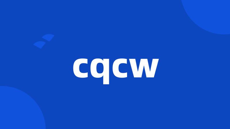 cqcw