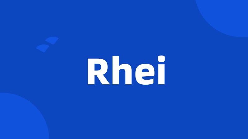 Rhei