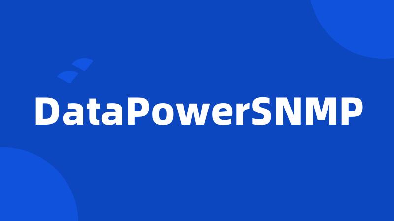 DataPowerSNMP