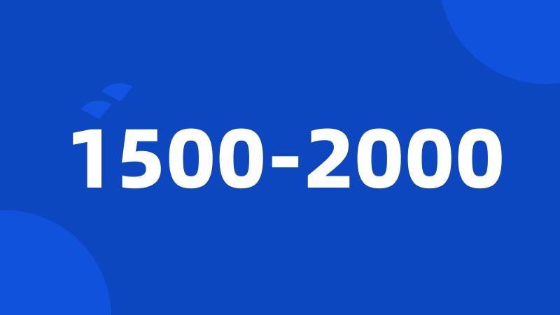 1500-2000