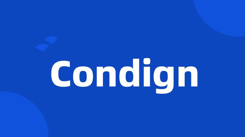 Condign