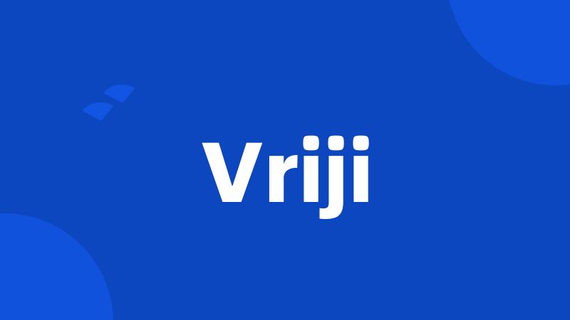 Vriji