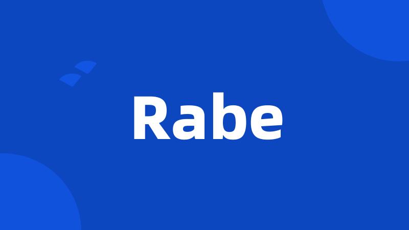 Rabe