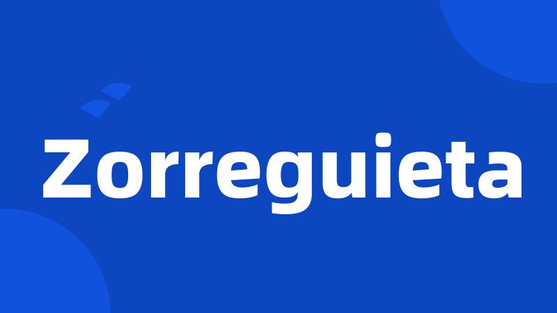 Zorreguieta