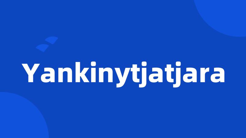 Yankinytjatjara