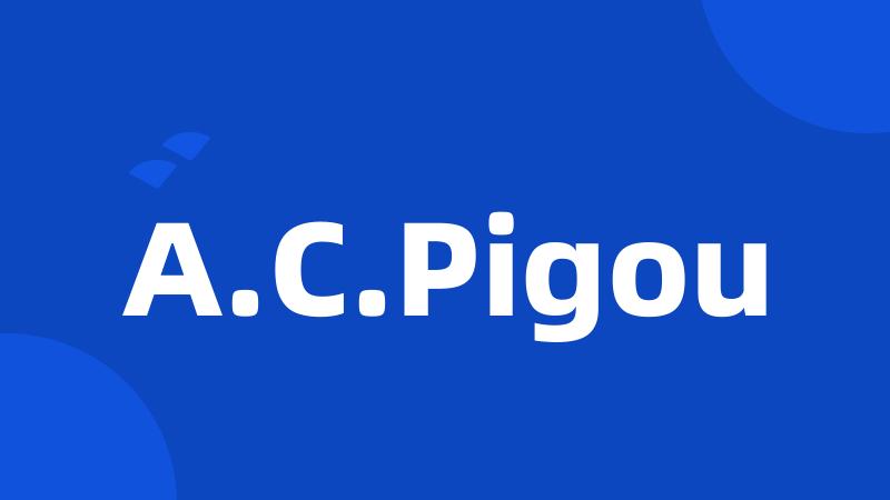 A.C.Pigou