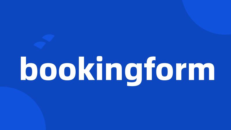 bookingform