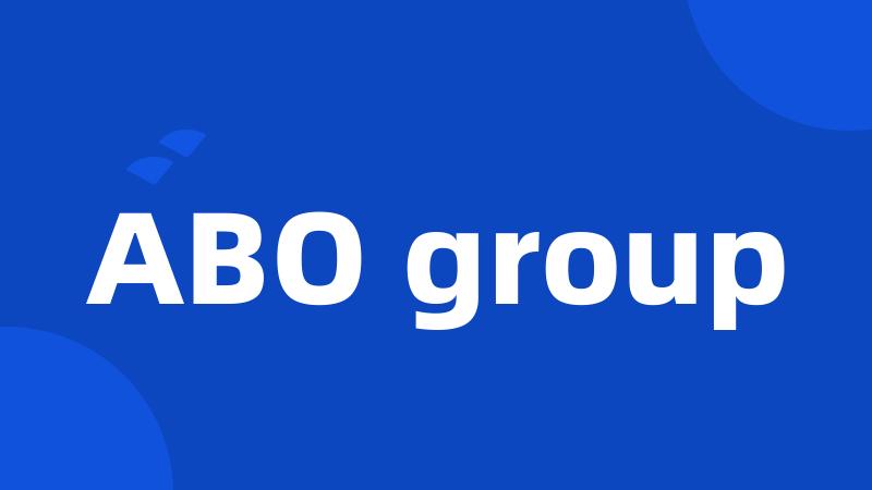 ABO group