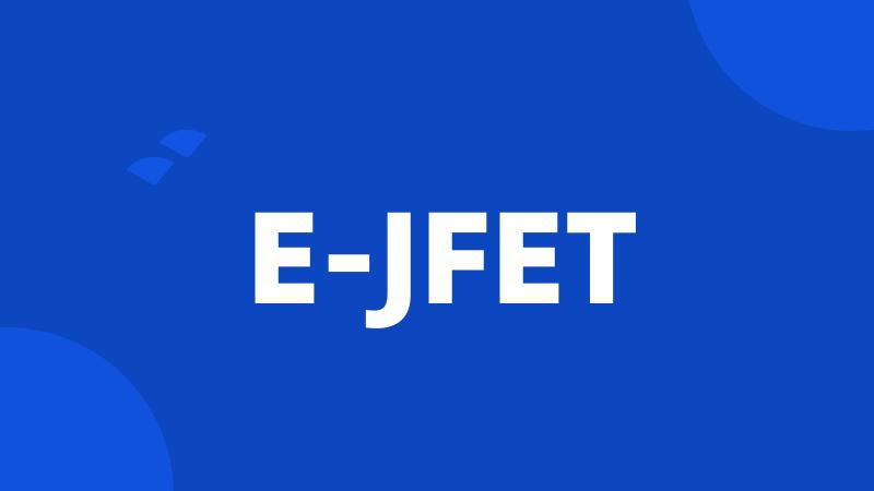 E-JFET