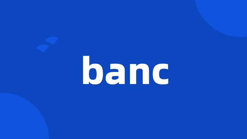 banc