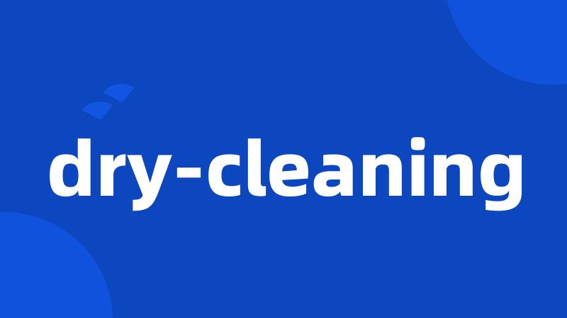 dry-cleaning