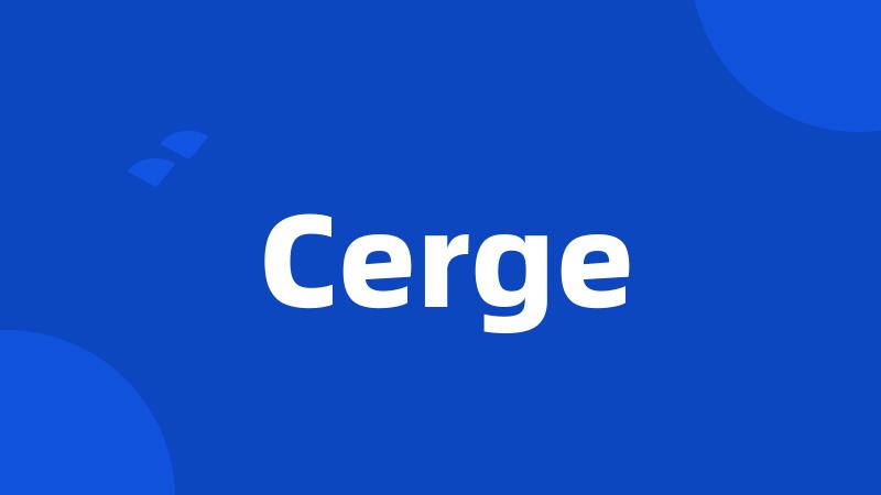 Cerge