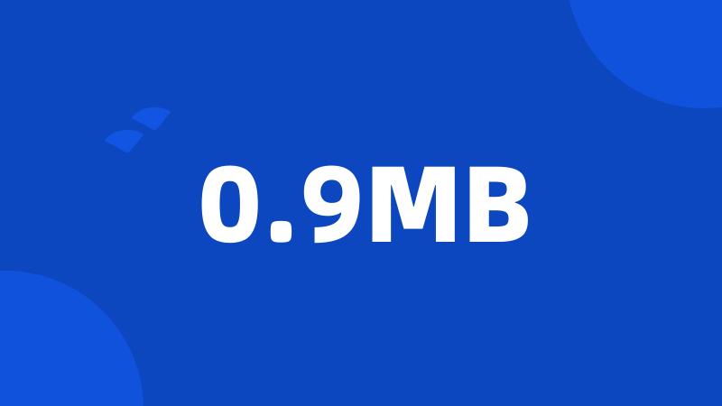 0.9MB