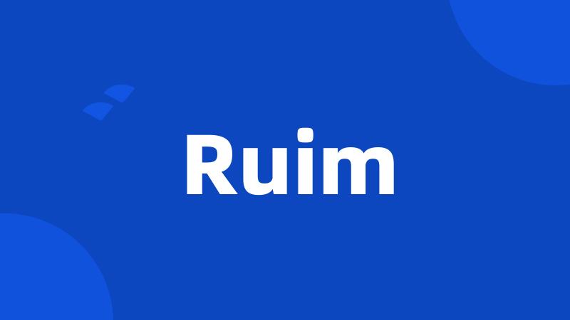 Ruim