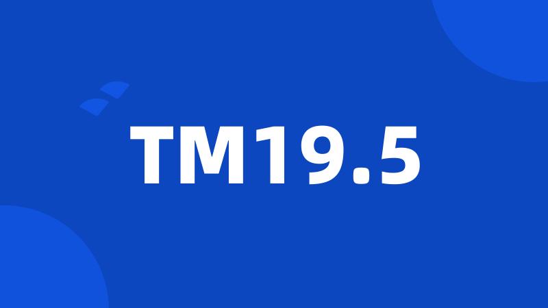 TM19.5