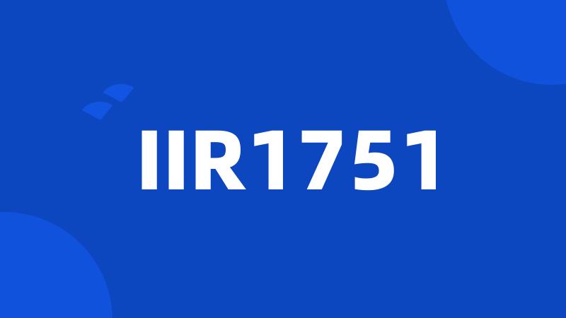 IIR1751