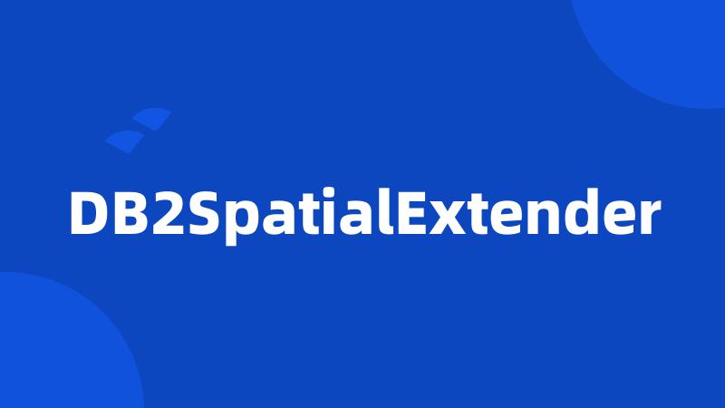 DB2SpatialExtender