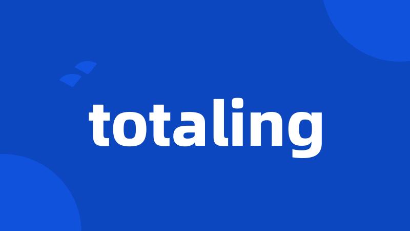 totaling