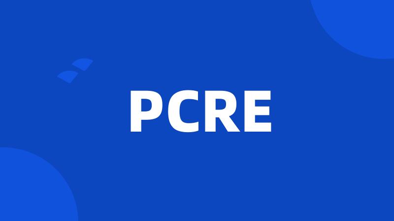 PCRE