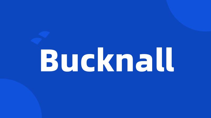 Bucknall