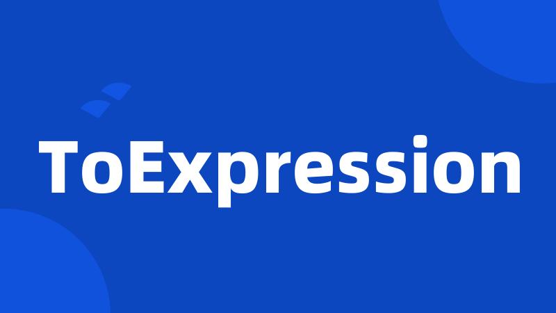 ToExpression