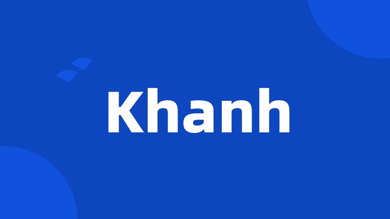 Khanh