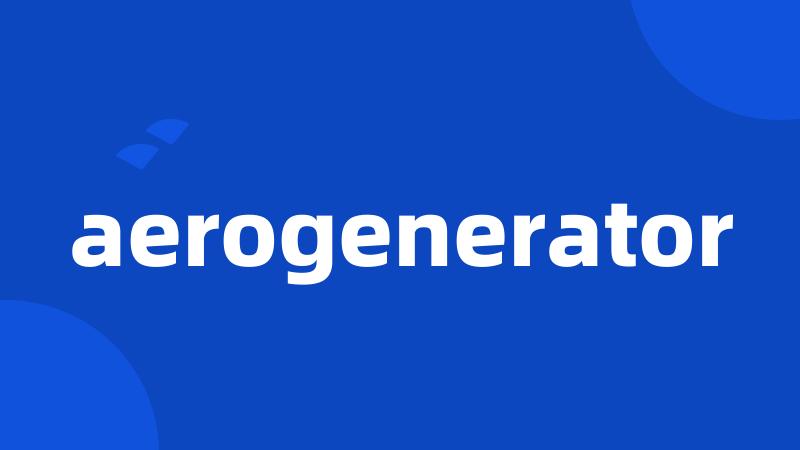 aerogenerator