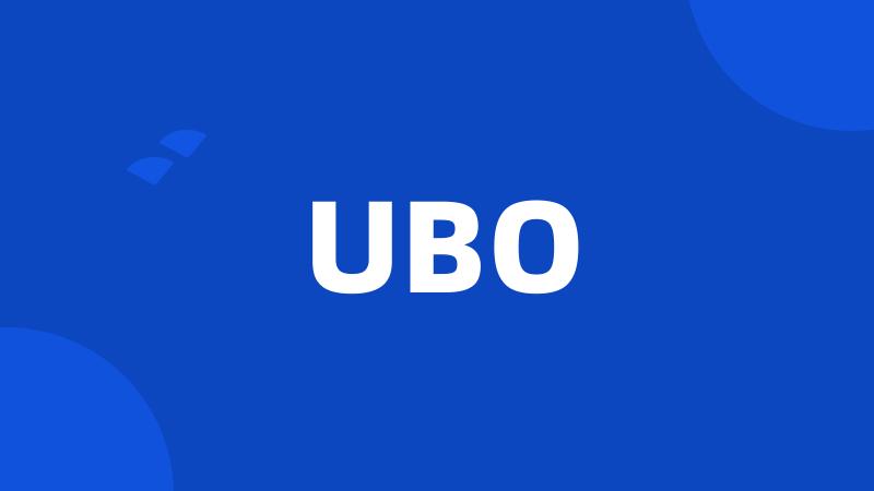 UBO