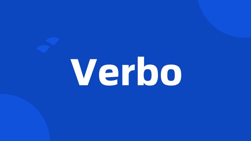 Verbo