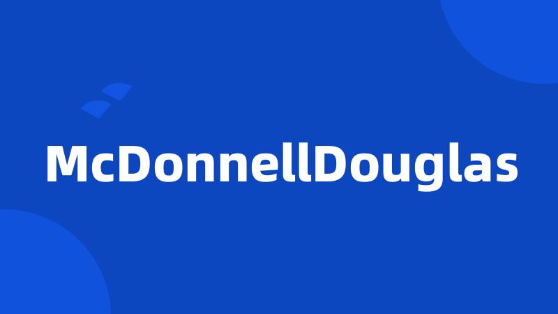 McDonnellDouglas