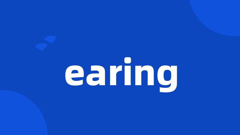 earing