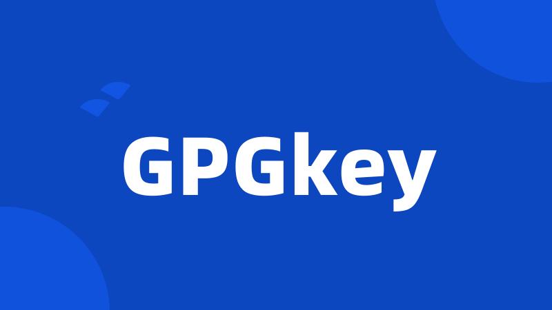 GPGkey