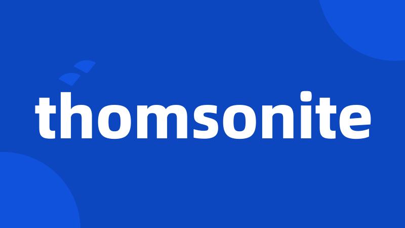 thomsonite