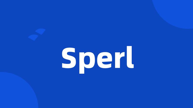 Sperl