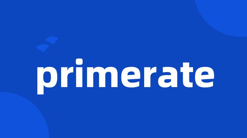 primerate