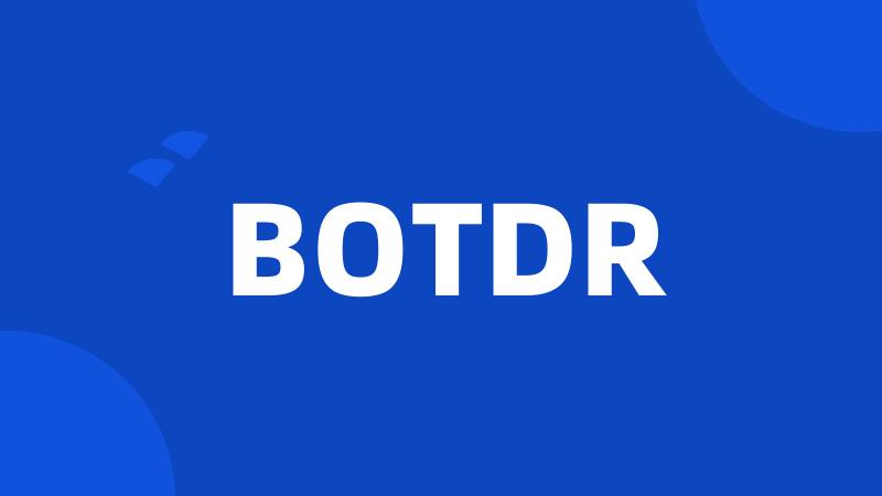 BOTDR