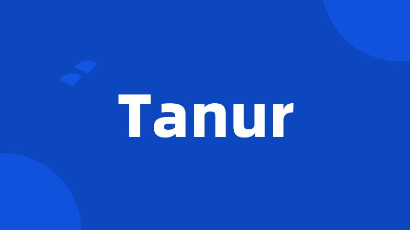 Tanur