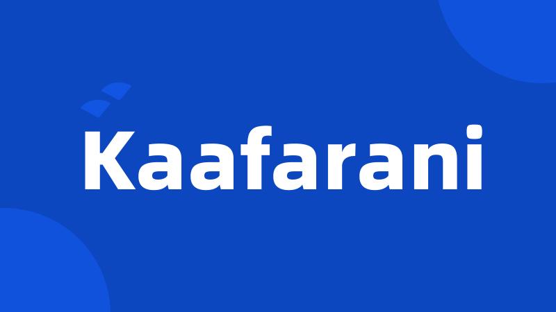 Kaafarani