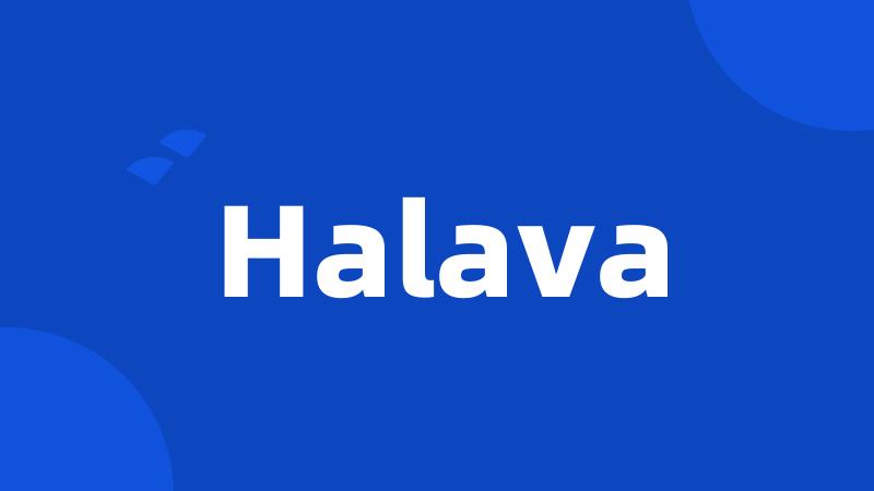 Halava