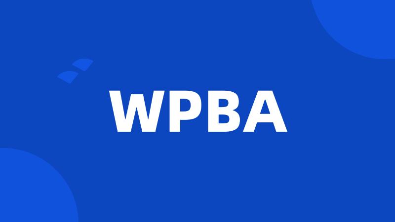 WPBA