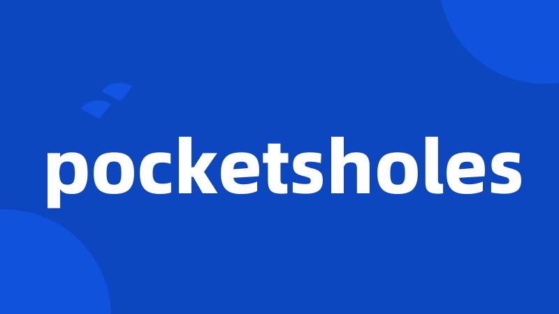 pocketsholes